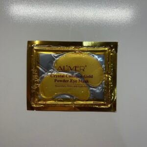 Crystal Collaged Gold -Powder Eye Mask